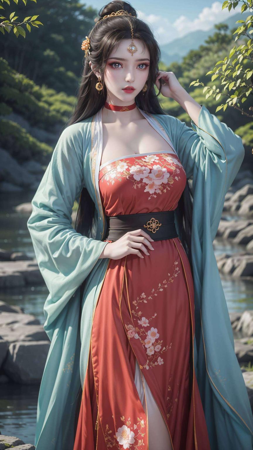 古香古色半脸壁纸尽显古韵之美