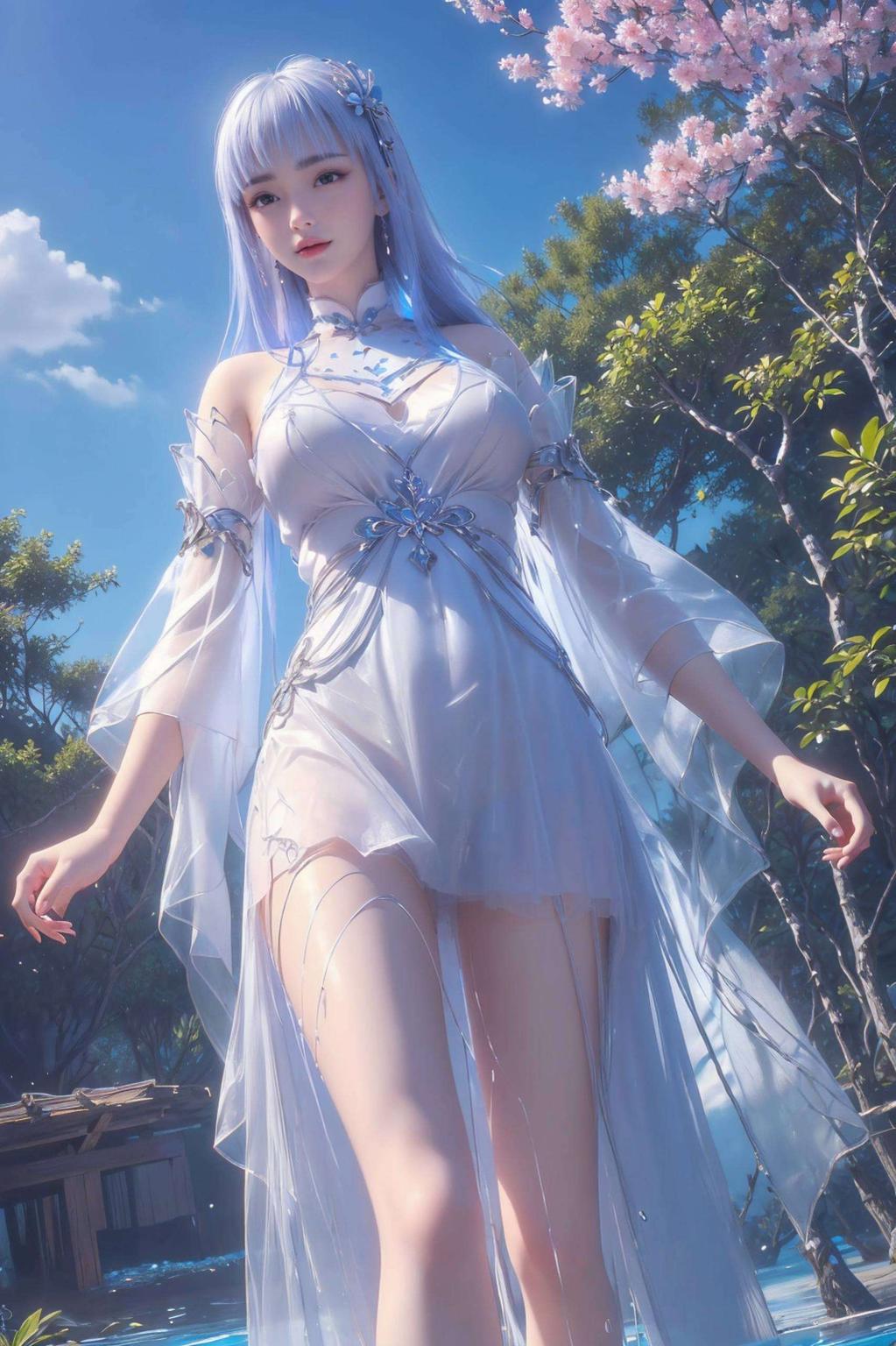 古风满满手持一把油纸伞