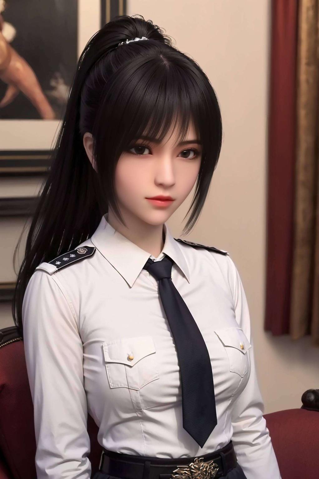 快来看看这炫酷的蓝色战甲与琪琳的飒爽英姿