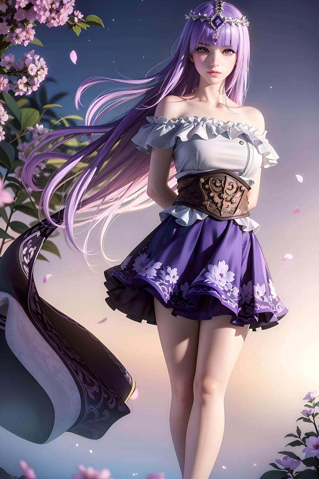 少司命手执长剑眉宇间透露着坚定与智慧