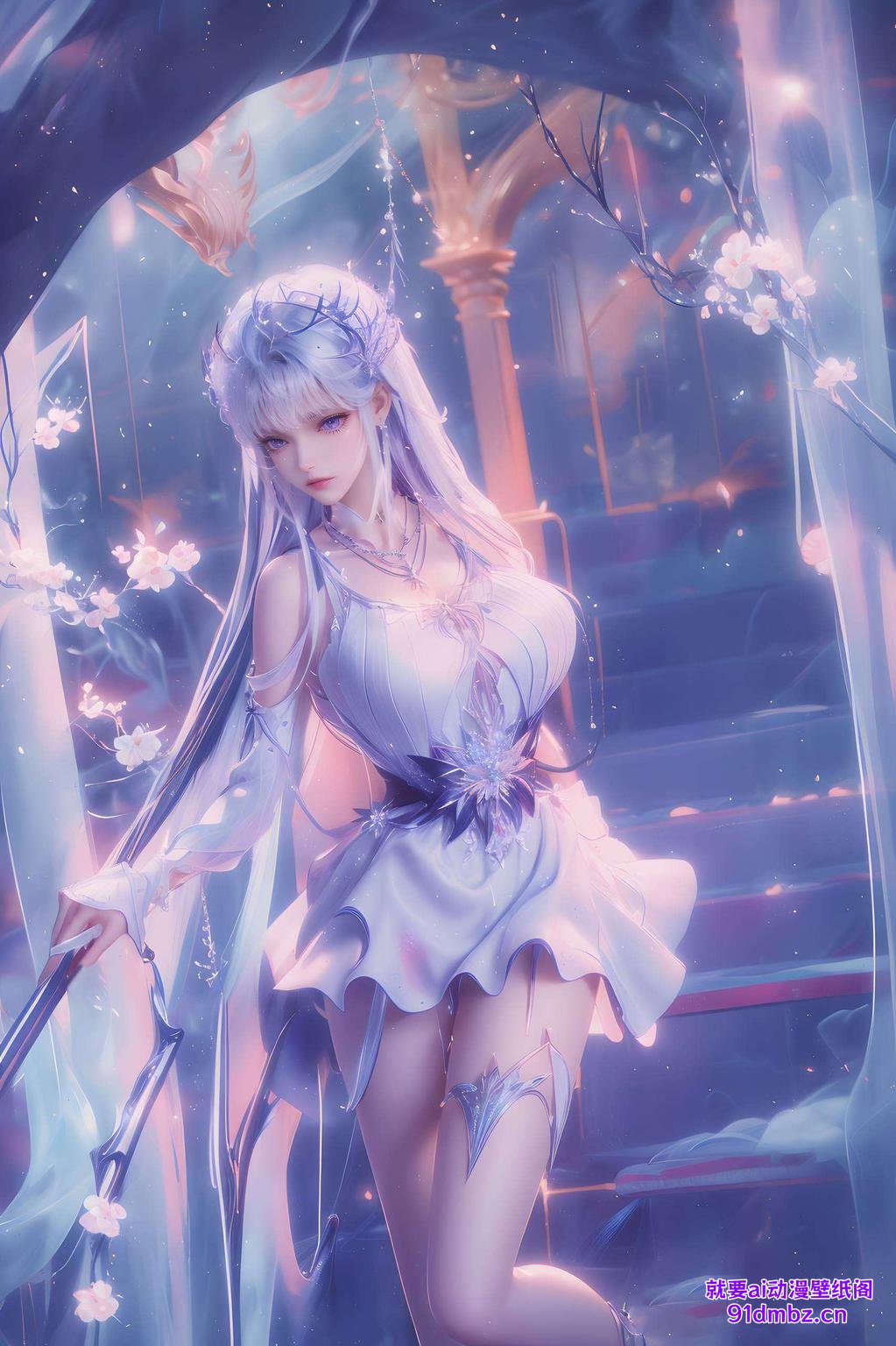 高清细腻圣采儿云上壁纸