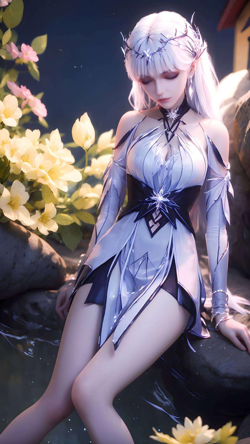 笑靥如花新年气氛十足