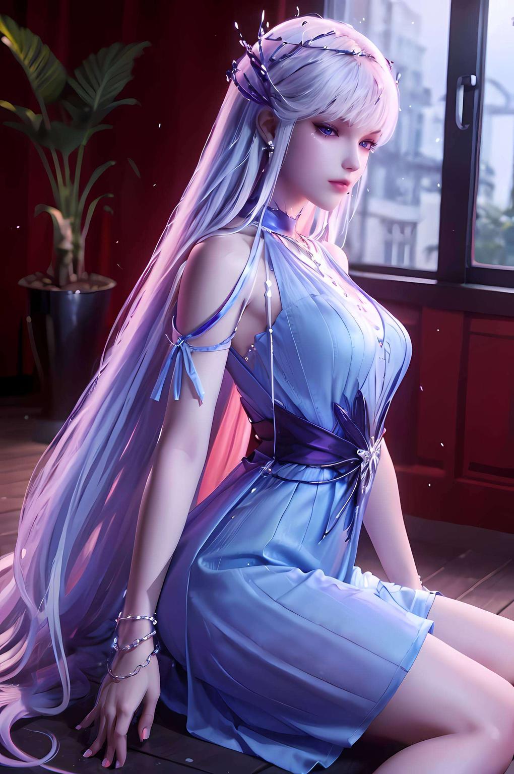 古典服饰映衬古风庭院圣采儿新壁纸大放送！2K高清