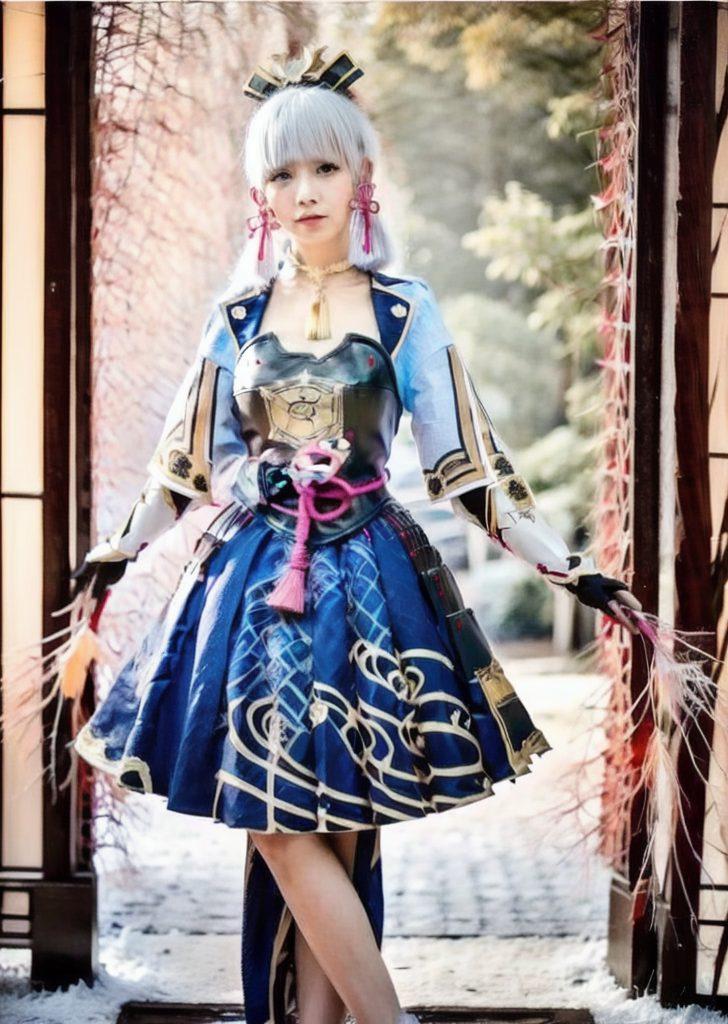 绿意盎然带来清新自然的气息！神里凌华高清平板壁纸