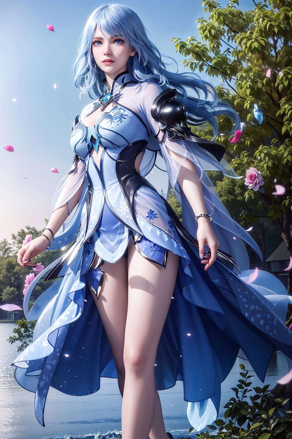 动漫可爱风！这款壁纸以水冰儿照片为灵感邂逅水冰儿