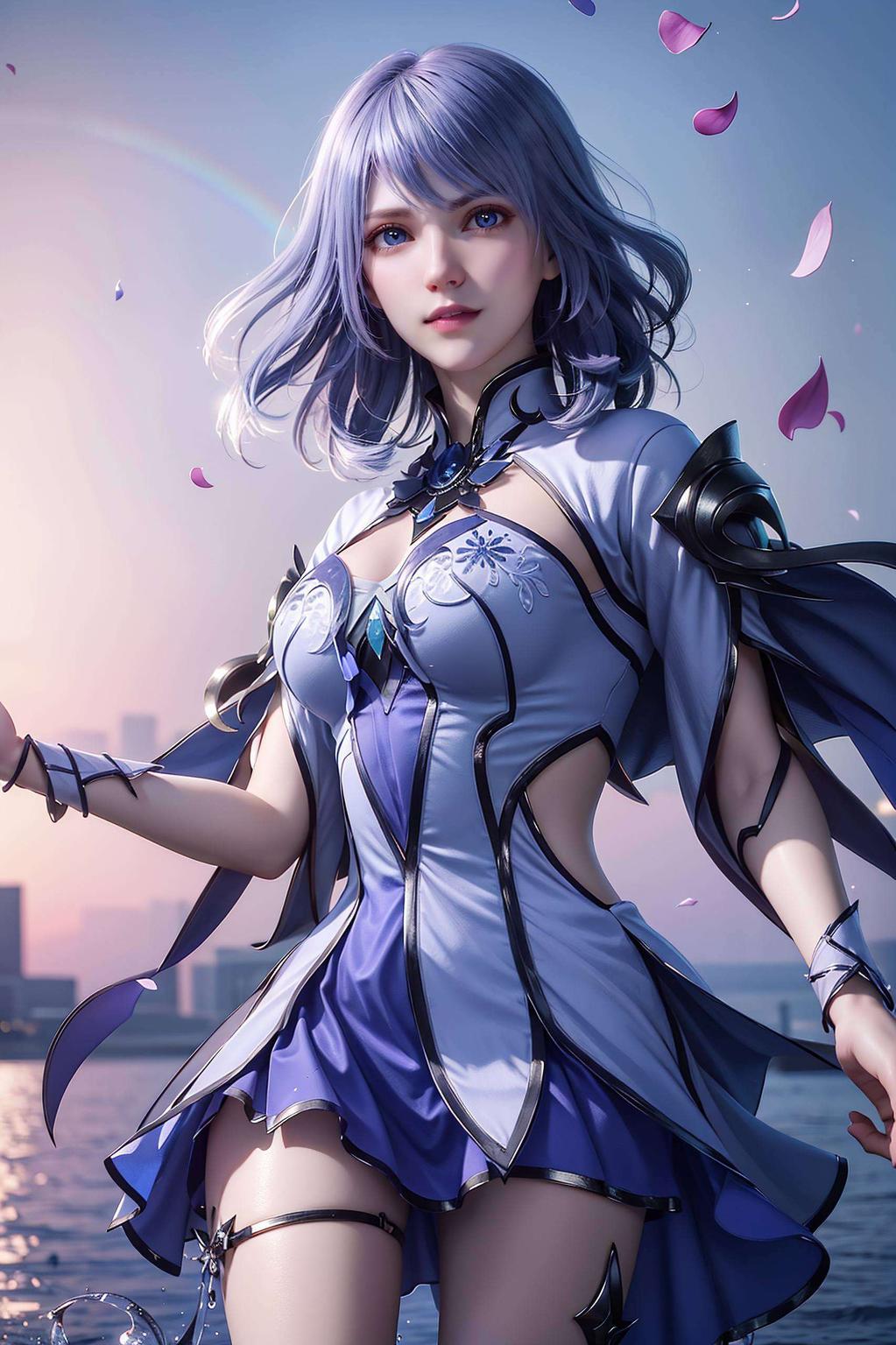 水冰儿动漫角色灵动呈现让你的苹果手机瞬间变身艺术品