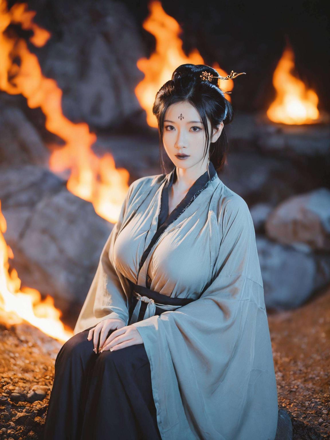 四妹高清海报细腻画风