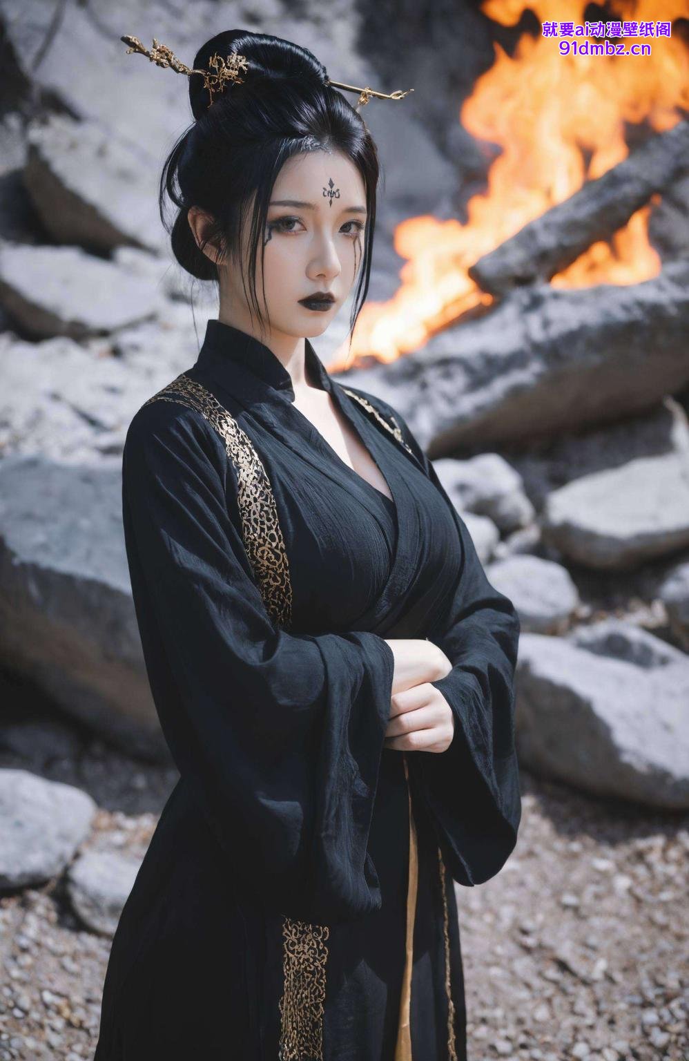 黑神话里的悟空与四妹同框简直是为电脑屏幕量身定制的视觉盛宴！