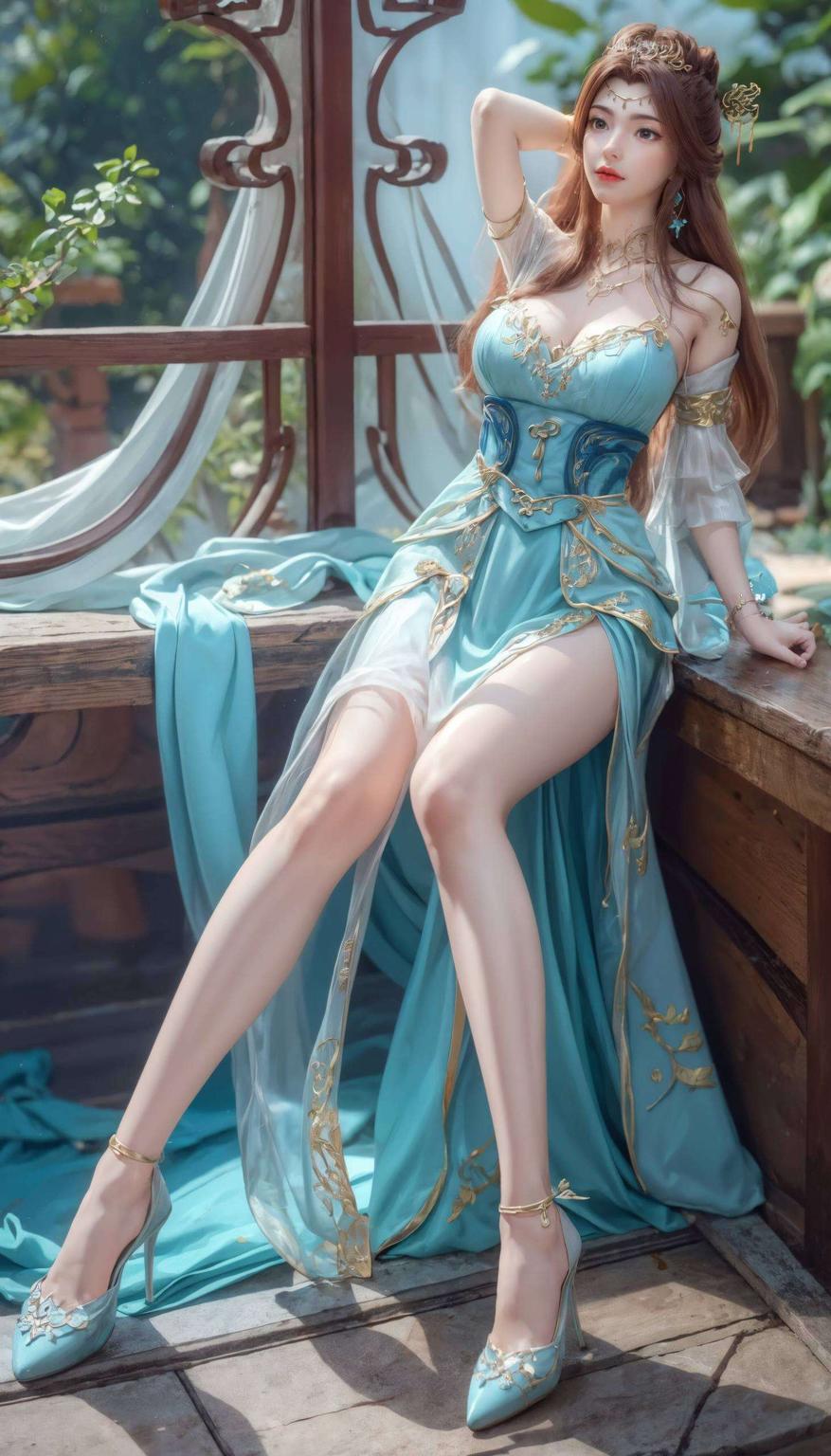 国漫女神苏灵韵清新PCins风壁纸