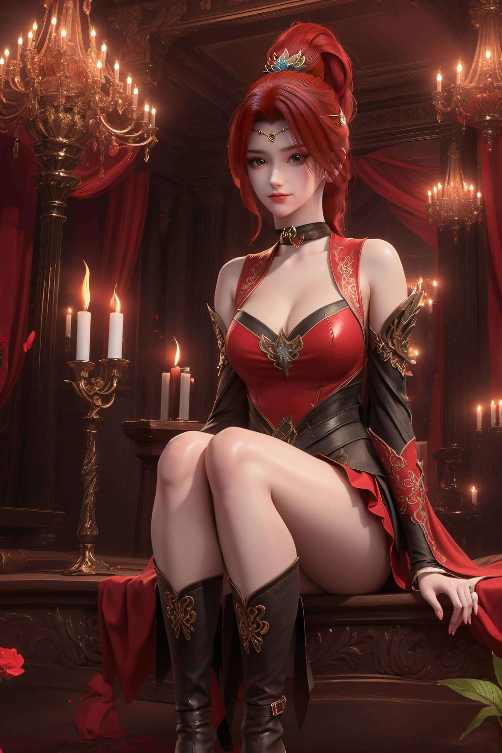 唐火儿校服映古风清新像素电脑壁纸