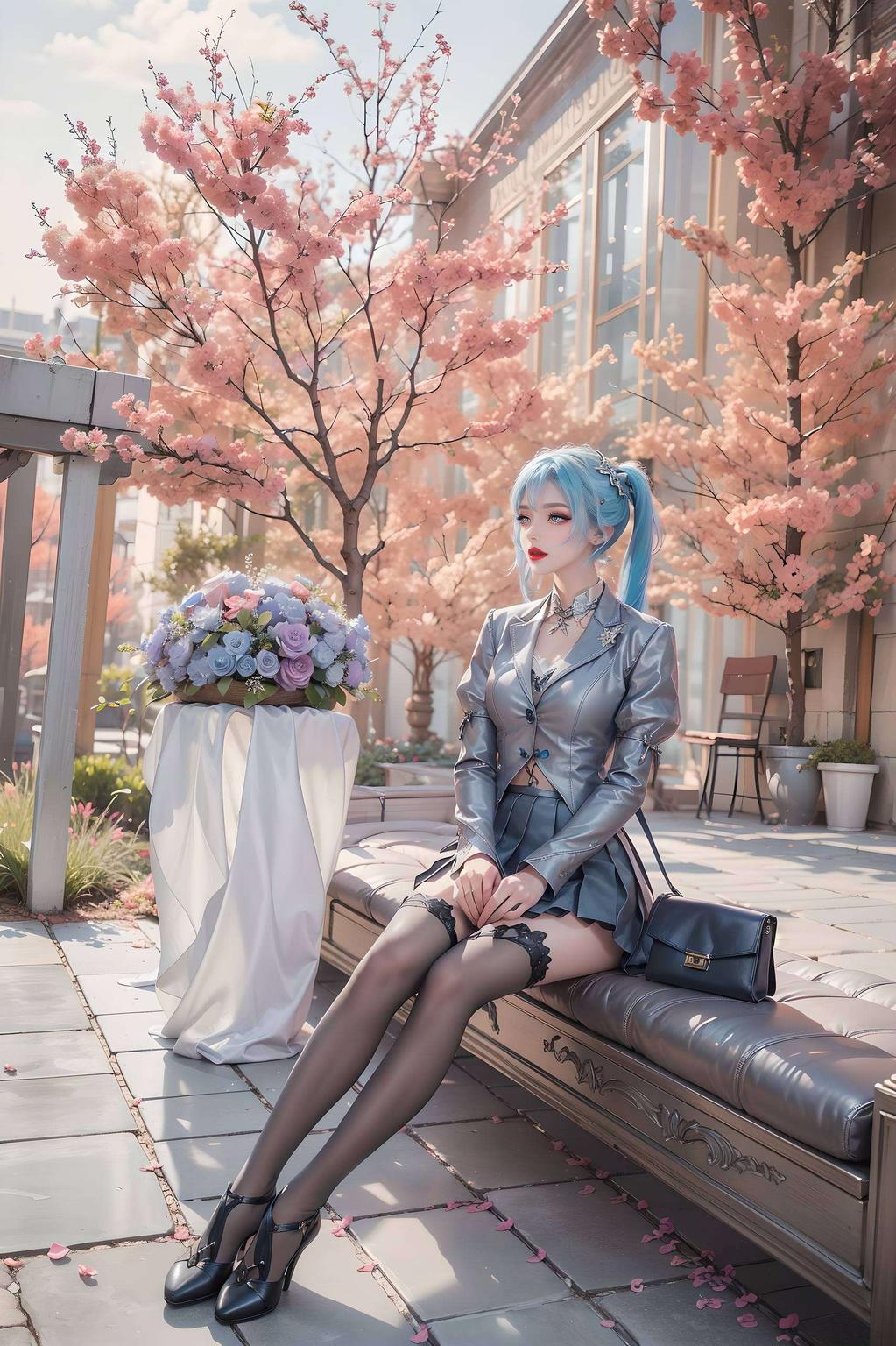 1920x1080分辨率仿佛从动漫中走出来的校园女神！