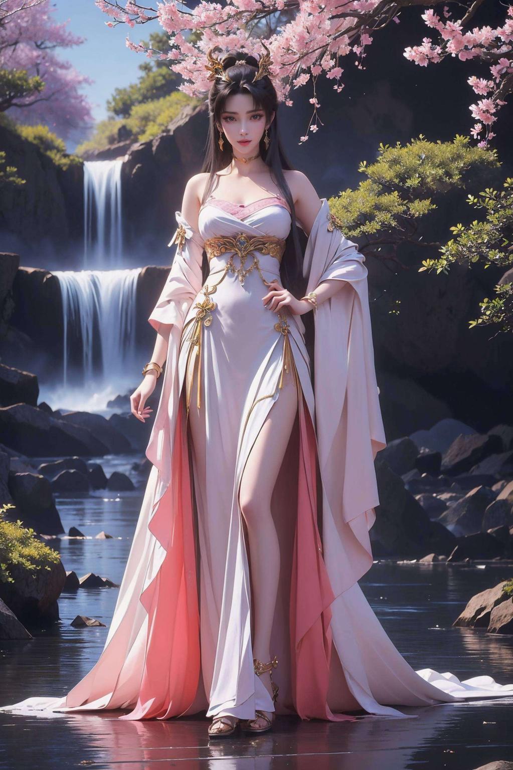 仿佛从画中走出