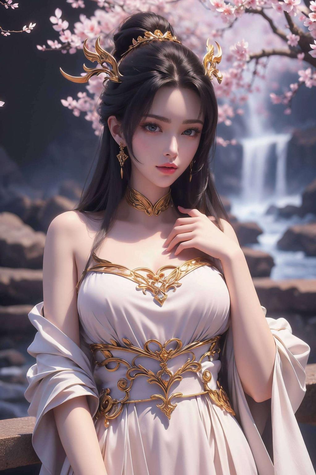 高清1920x1080分辨率让你的平板瞬间变身仙境！看这飘逸的狐尾