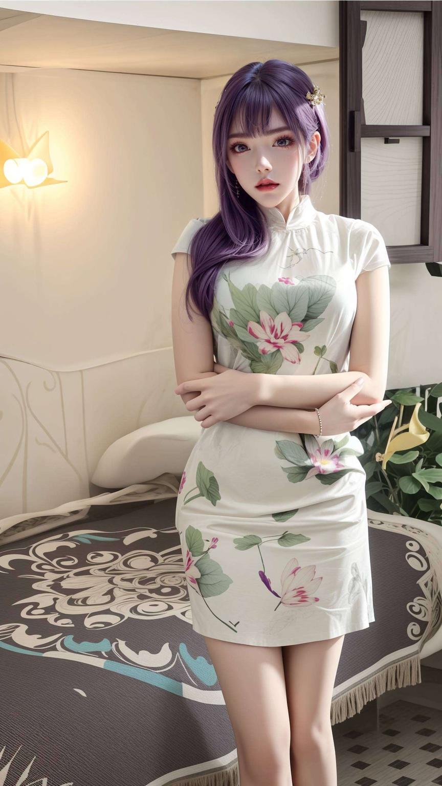 泳装美女与星空的浪漫邂逅高清艺术壁纸