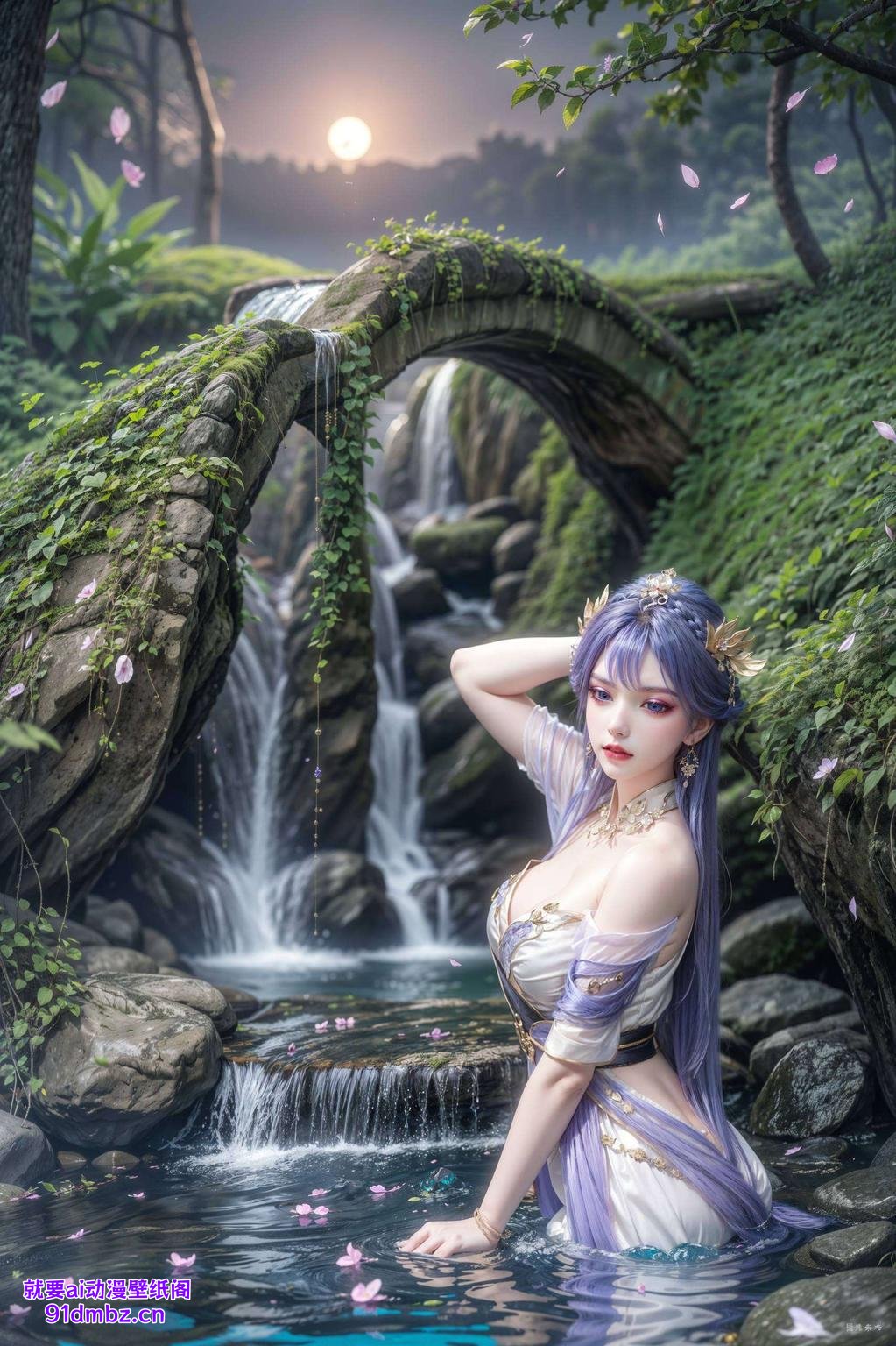 星空、云彩、动漫角色每一处细节都让人沉醉其中！