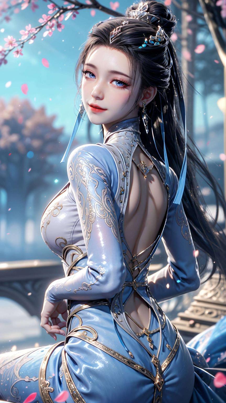 点亮桌面温馨皖江雨中美女动漫壁纸