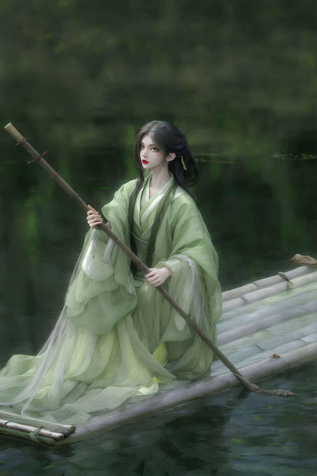 平板养眼小白游装古韵浓