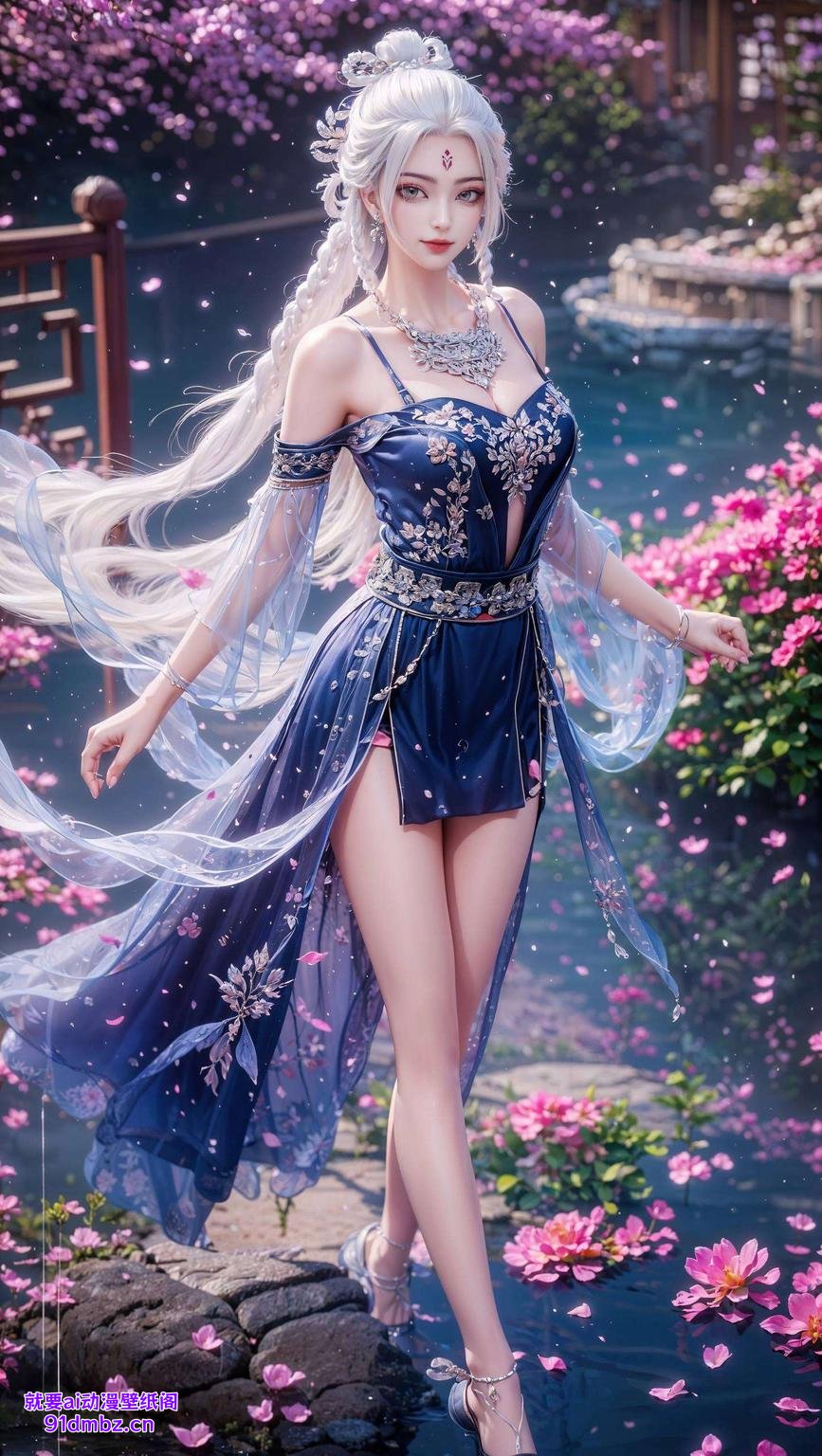 小白海边漫步诛仙风情尽显