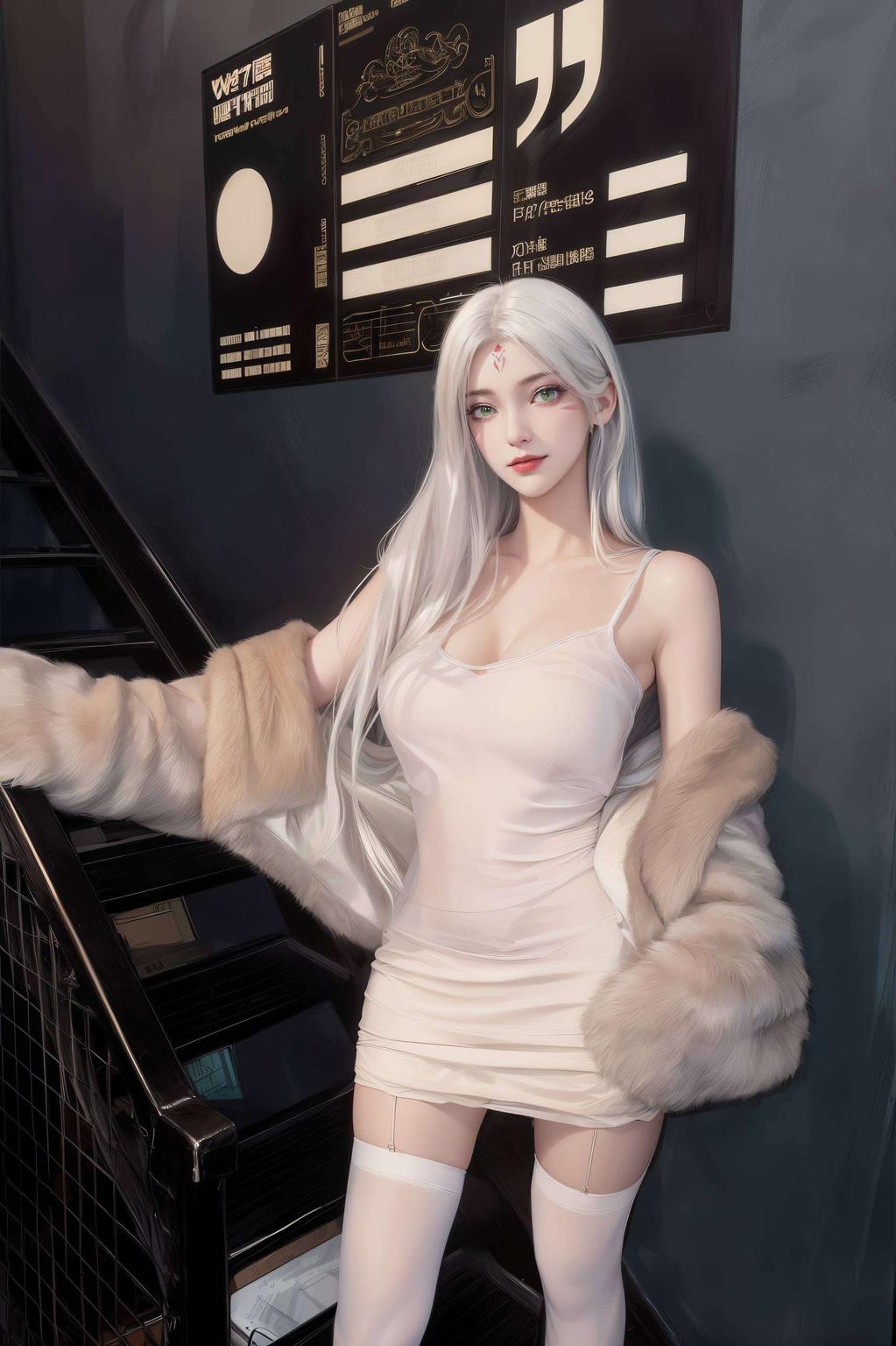 动态流转间小白仙姿灵动