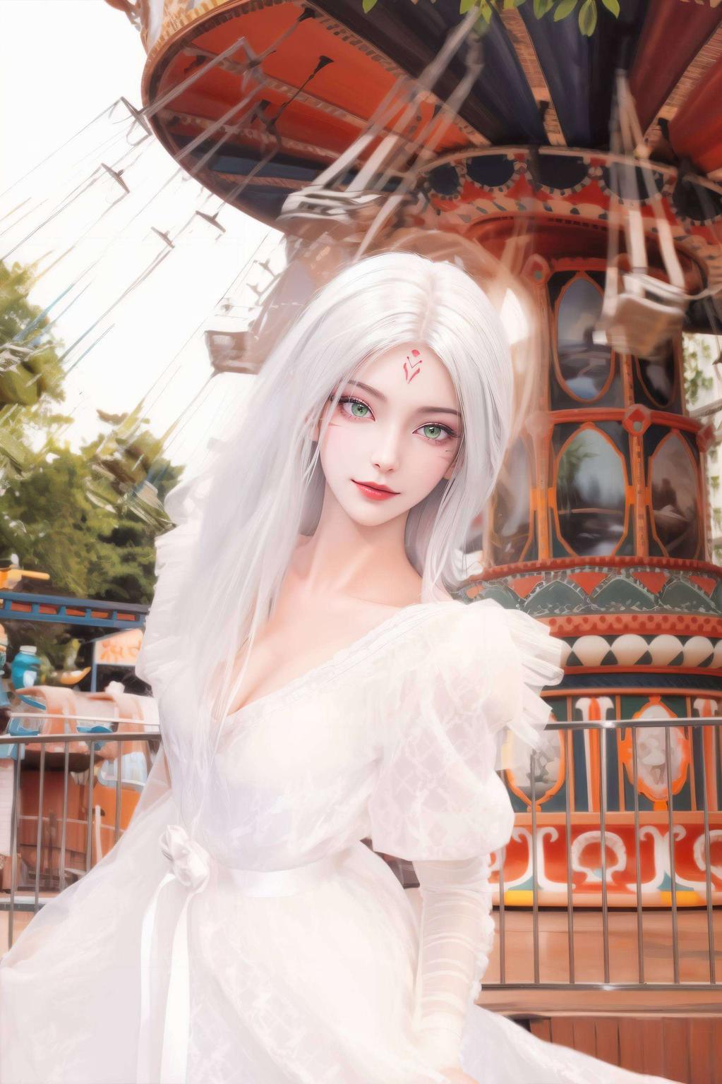 小白仙气逼人清新养眼