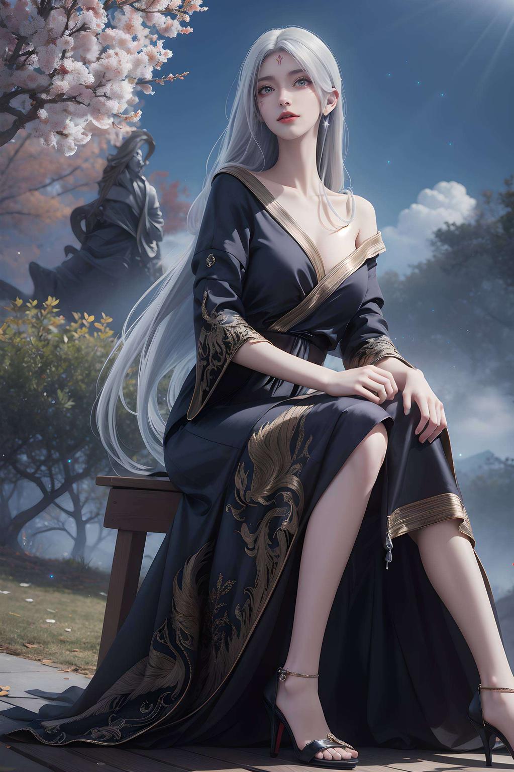 诛仙世界小白仙姿