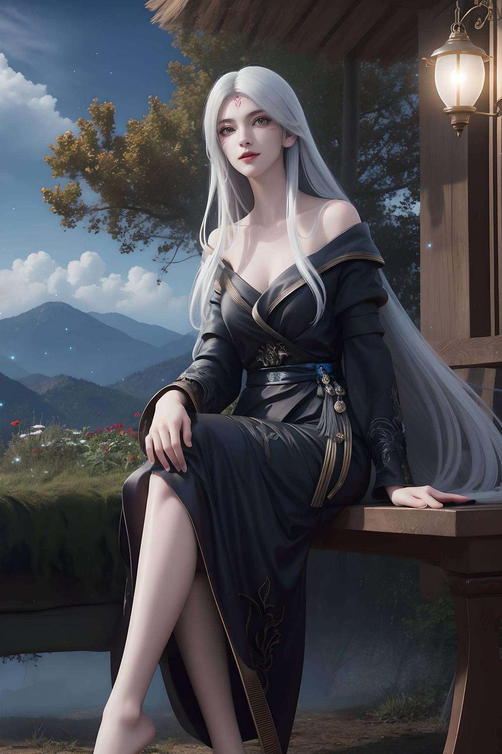 动态光影绚丽这款《诛仙》小白超清壁纸