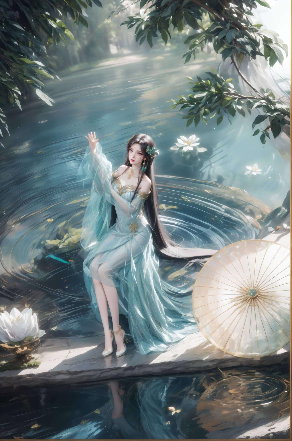 这期的女生壁纸来啦！萧薰儿全身超清壁纸快来看看这精致的美图