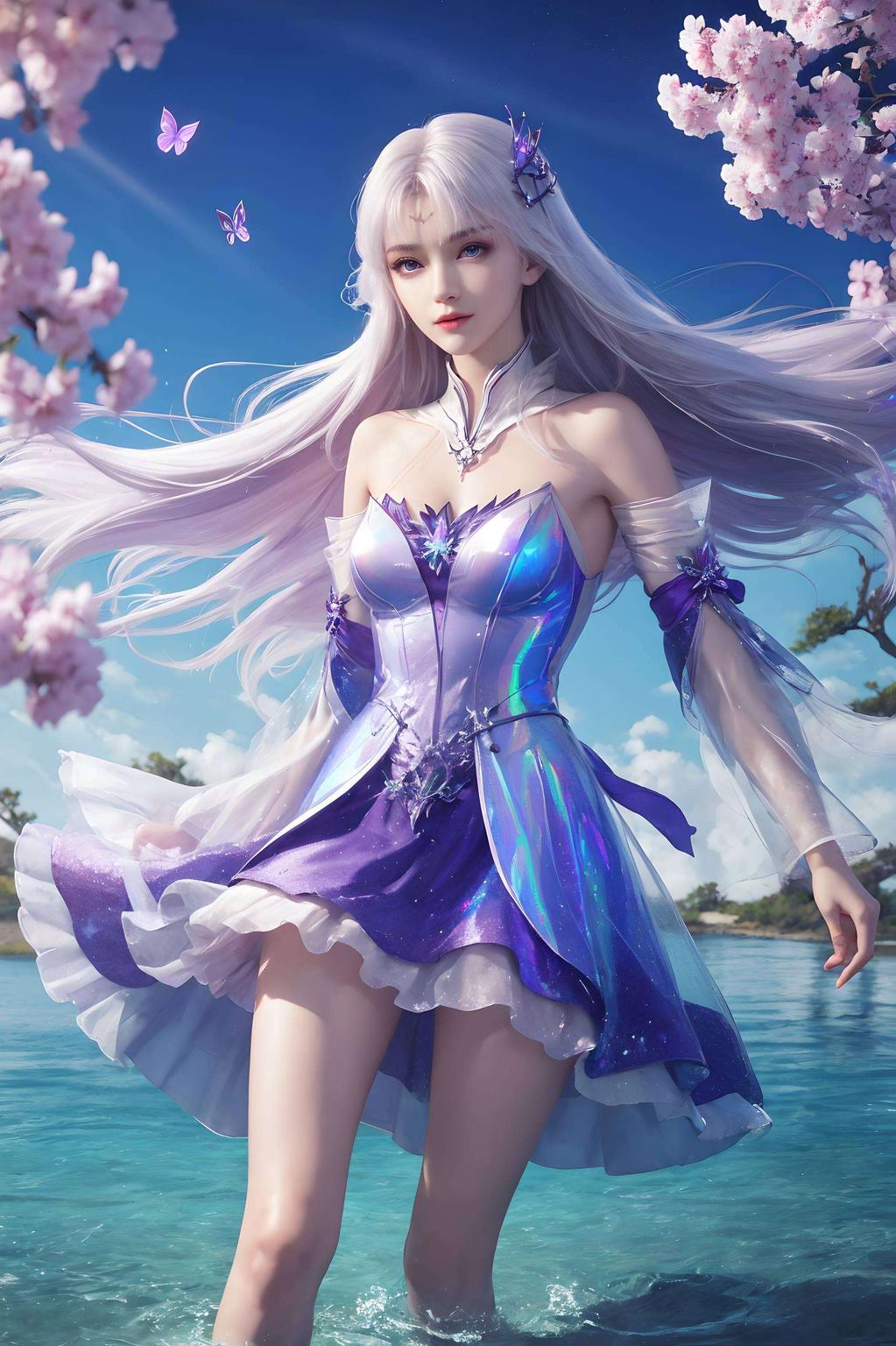 小医仙翩翩起舞宛如穿越时空的画卷