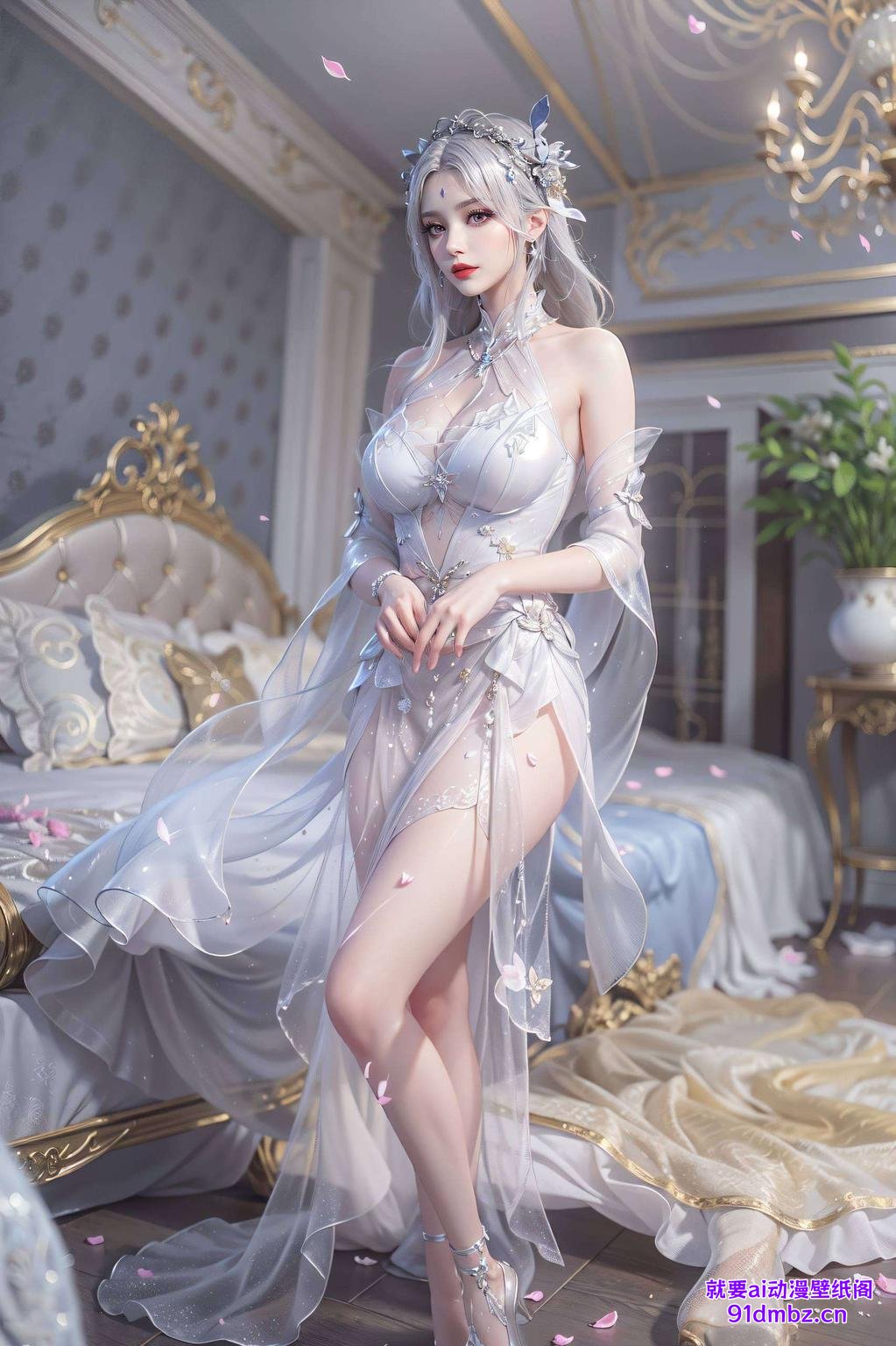 护眼又美观！清新的绿意与神秘紫交融小医仙千幻毒泉壁纸