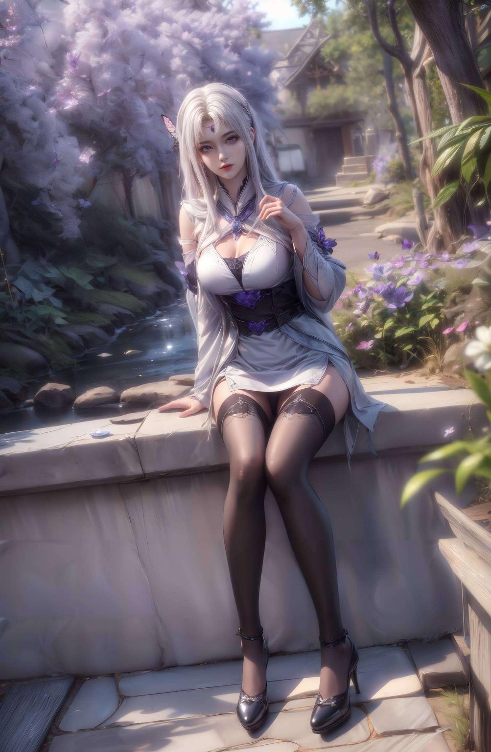 清新脱俗静谧眼神