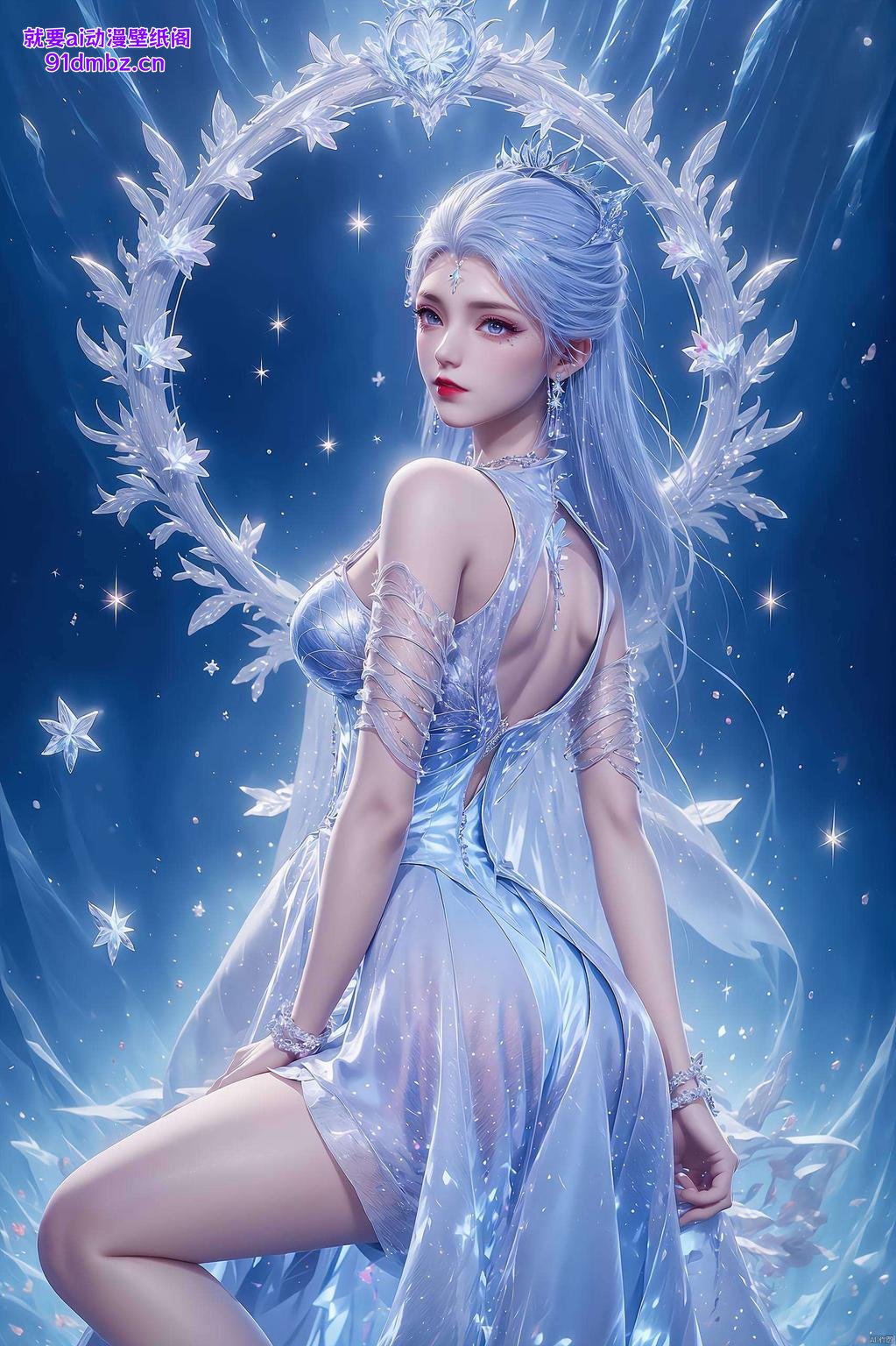 雪女轻舞性感壁纸