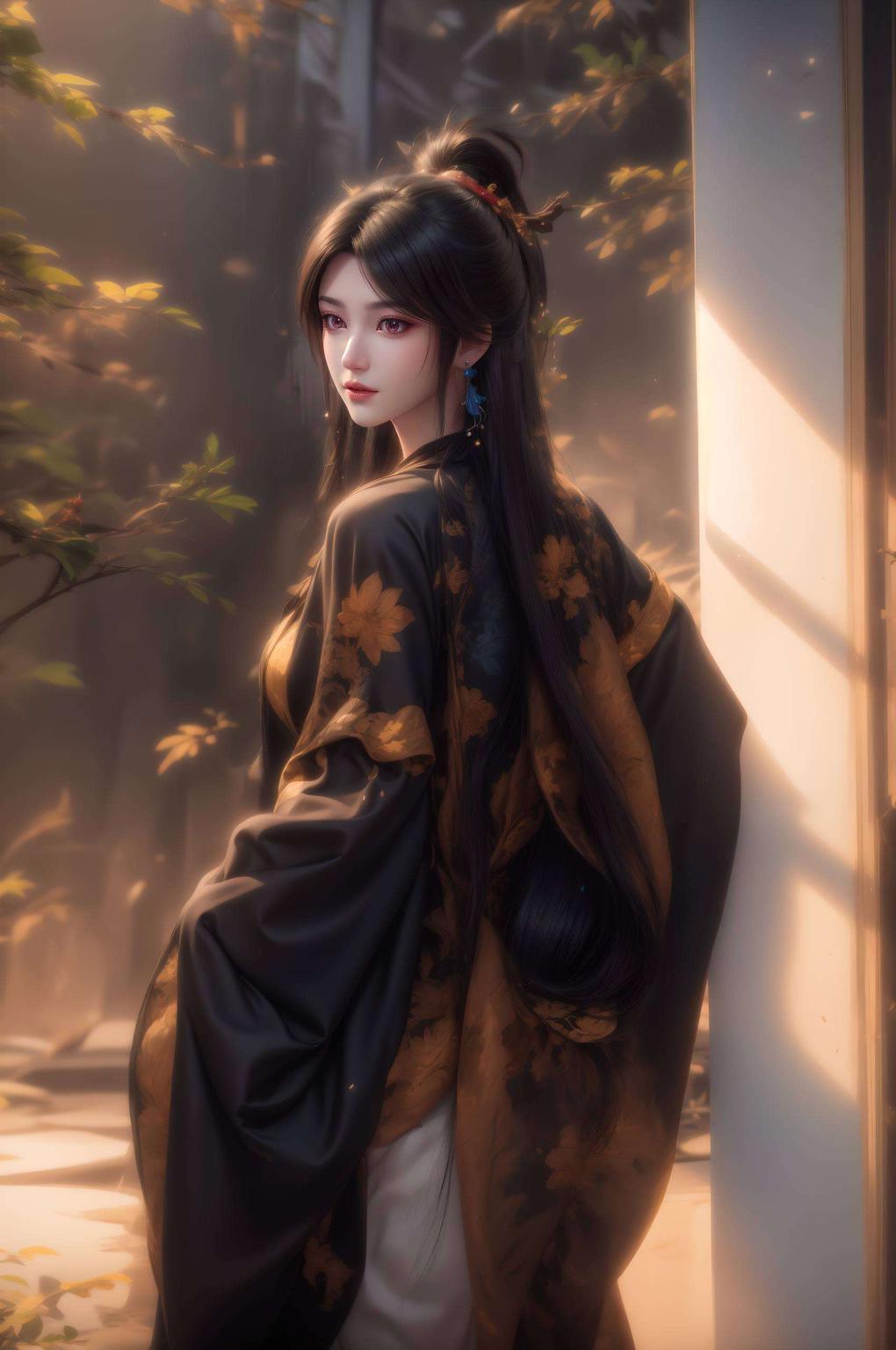 横图展现这古香古色的元尊夭夭壁纸