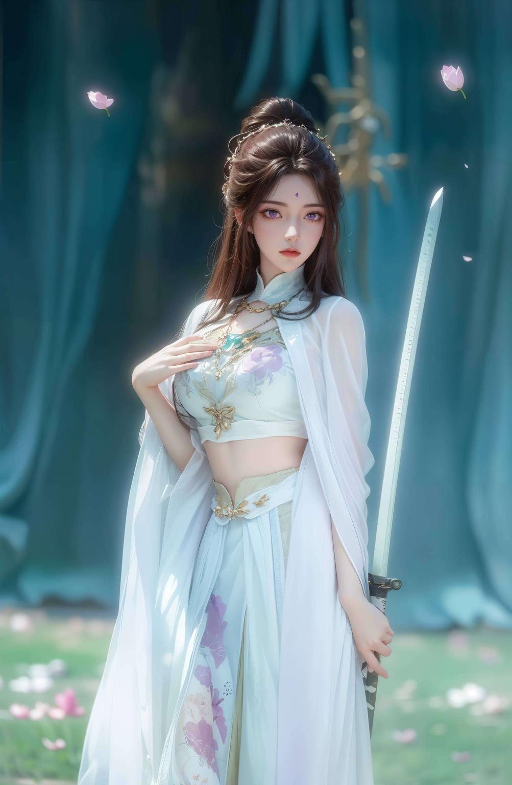 点亮你的平板！梦幻光影月婵超高清动态壁纸