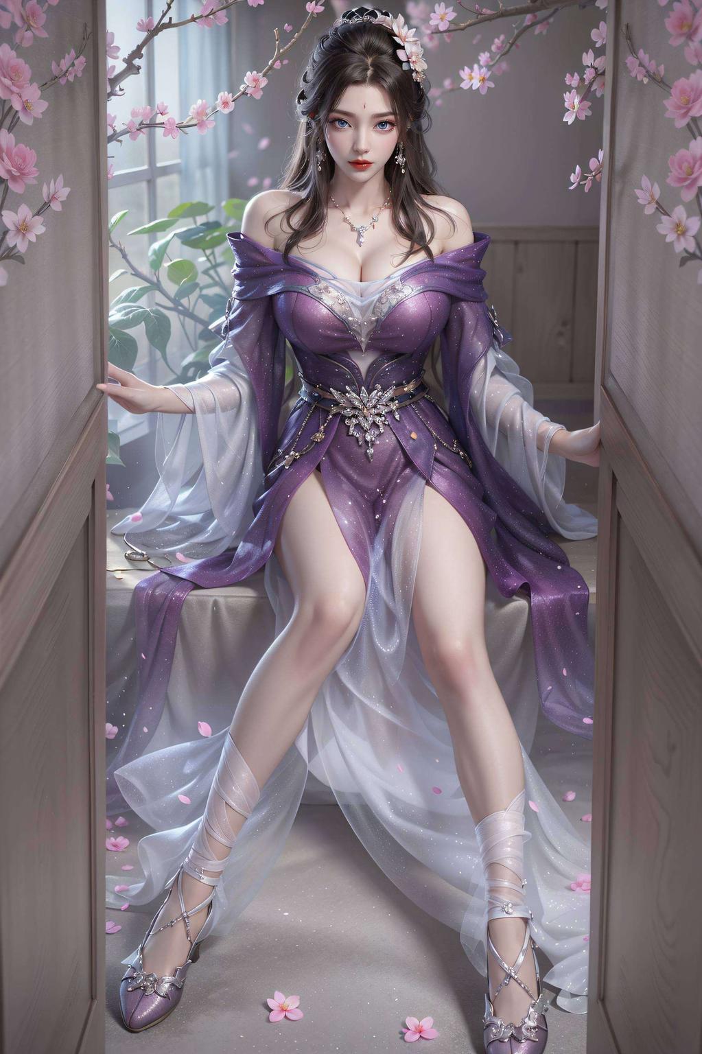 月光如洗4K月婵壁纸