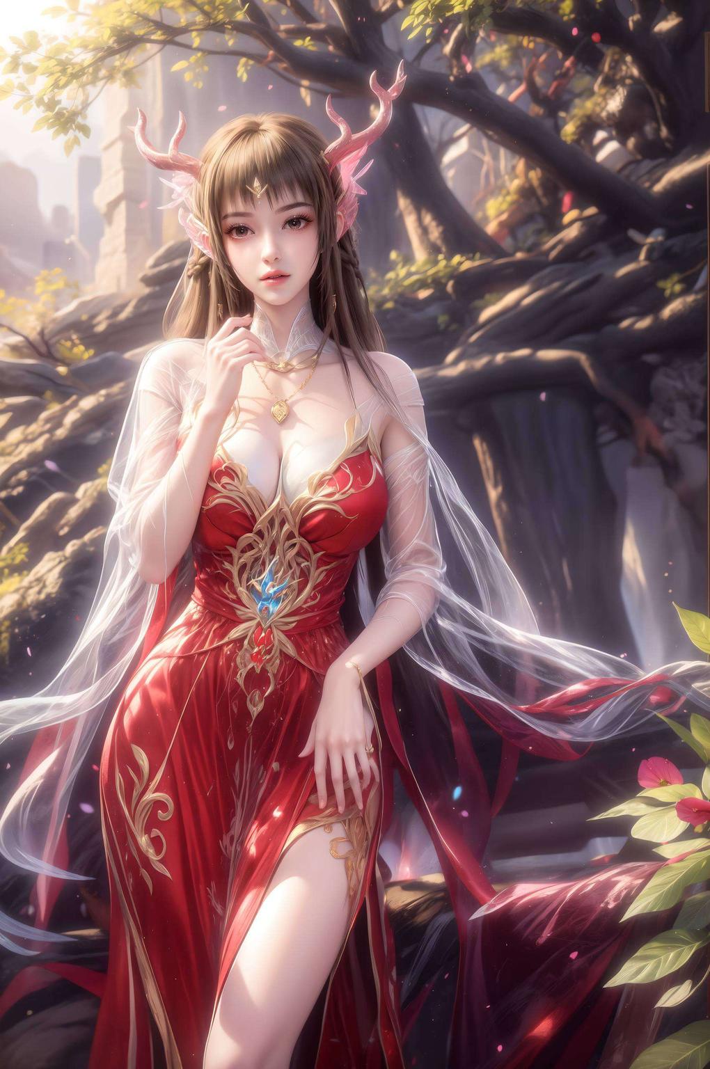 主角是我们美丽的云落女神！高清壁纸仿佛能穿透屏幕