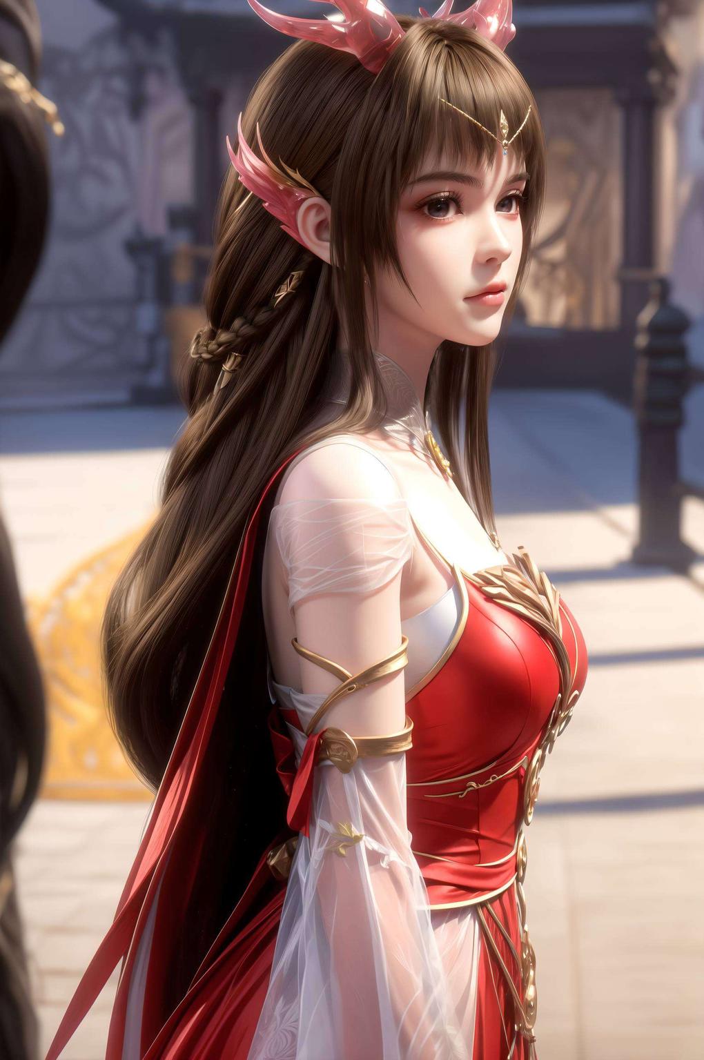 金光闪闪中透着古典韵味这古风壁纸美爆了！看这款云落金色壁纸