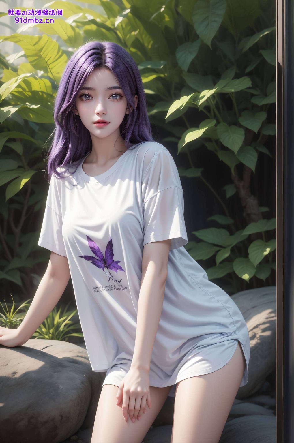 石昊与云曦背对而立完美适配iPad桌面