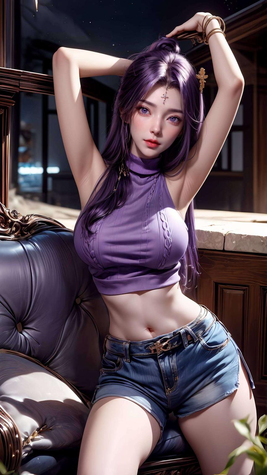 感受静谧之美云曦全身壁纸