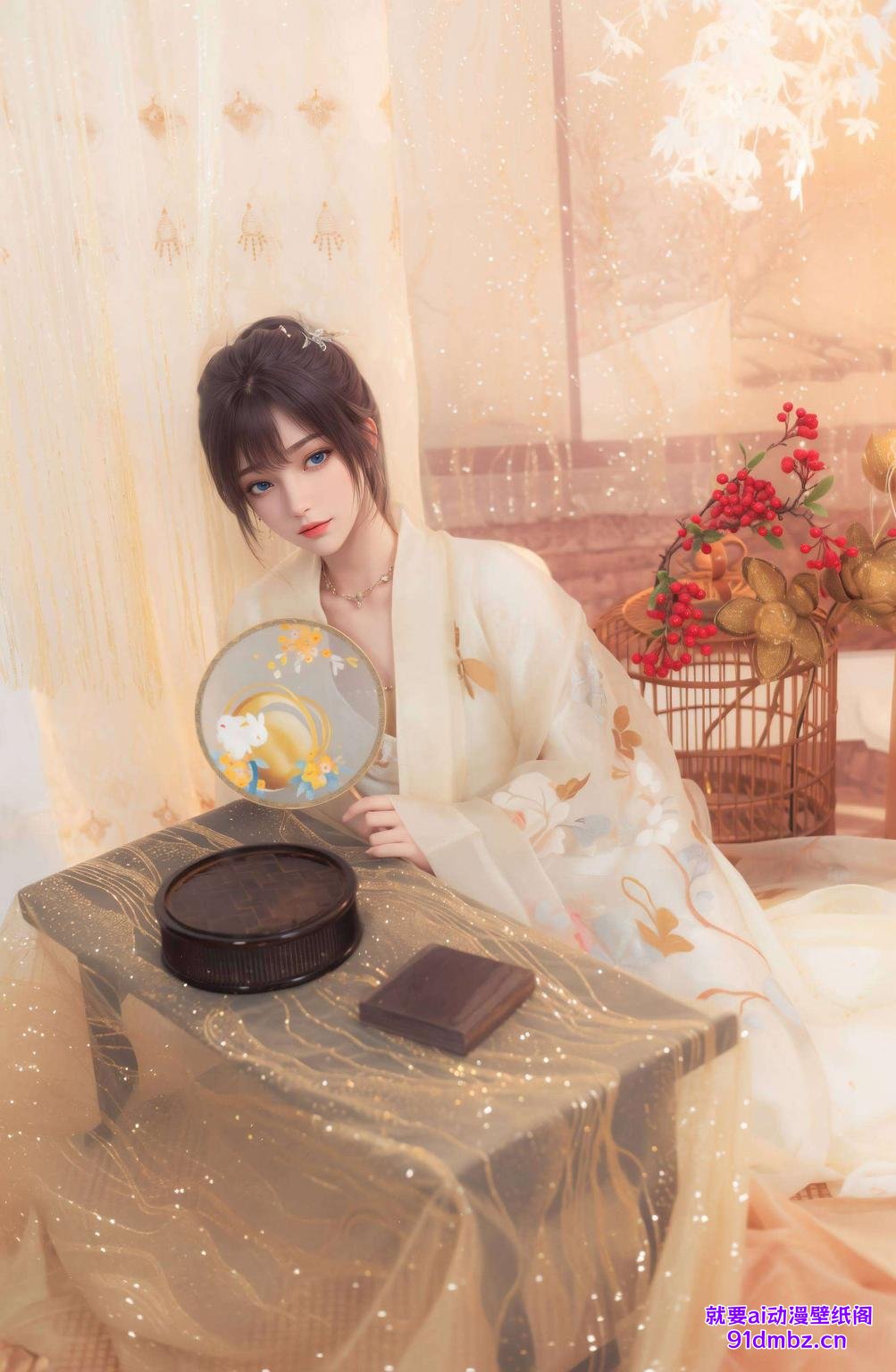 让你的Win10电脑瞬间焕发新生！这位电脑漫画壁纸界的颜值担当——云韵犹如梦幻般的炫彩效果