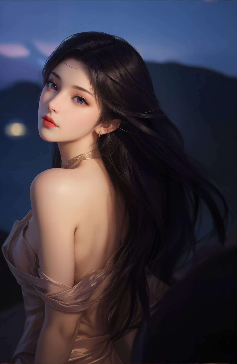 清新养眼绿色背景映衬深情