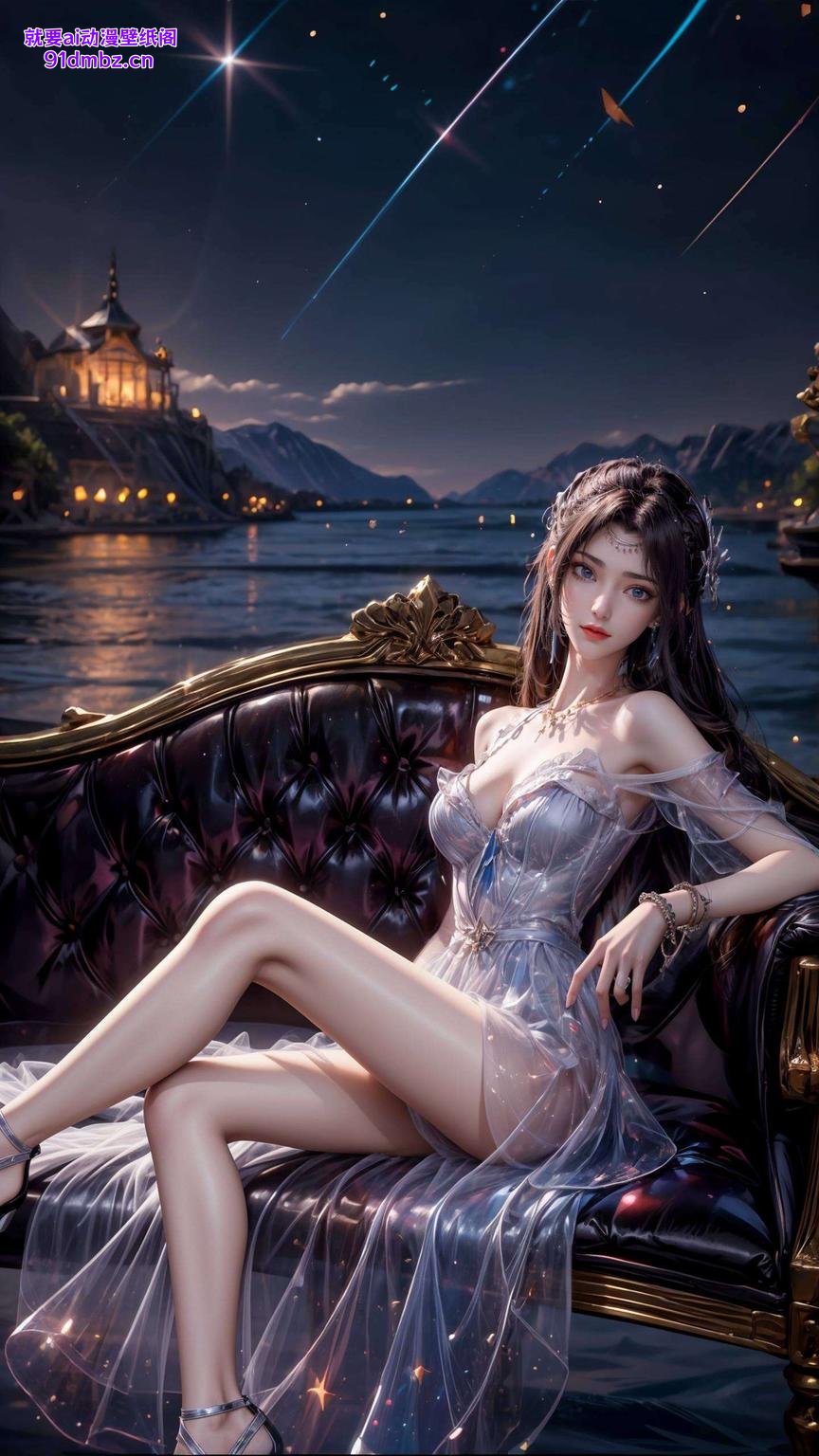 轻启屏幕一袭华美旗袍