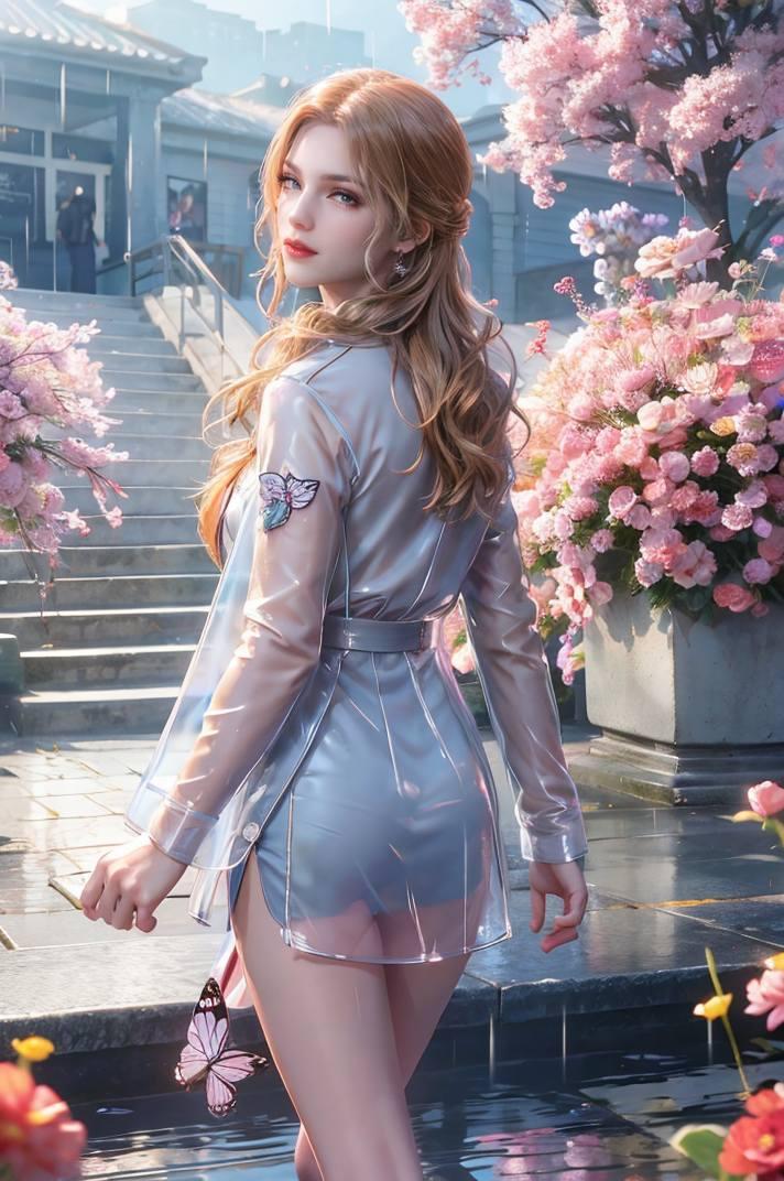 尽享视觉盛宴珍妮特AI绘画的这款清新壁纸