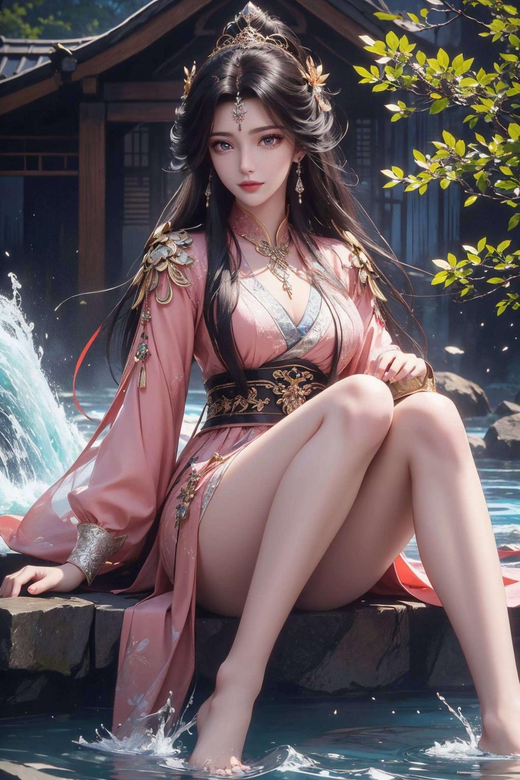 国漫界的颜值担当！这款紫色主题的1920x1080壁纸让你的iPad瞬间变身艺术画廊！