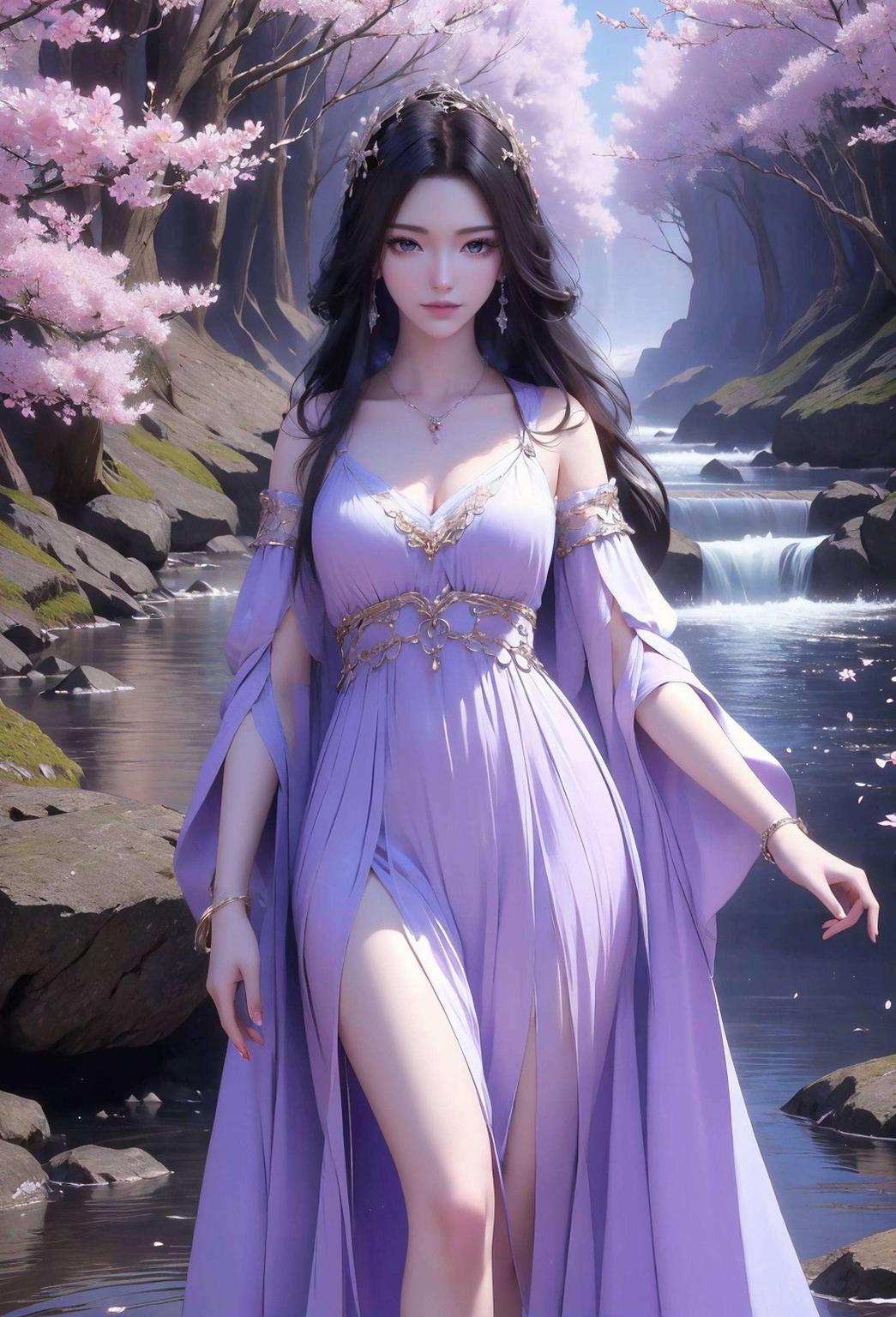 今天给大家带来一款超美的护眼艺术壁纸——紫灵自制！高清细腻色彩柔和