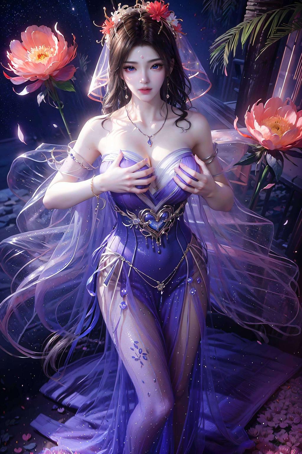 神秘妖娆仿佛带你进入一个梦幻世界