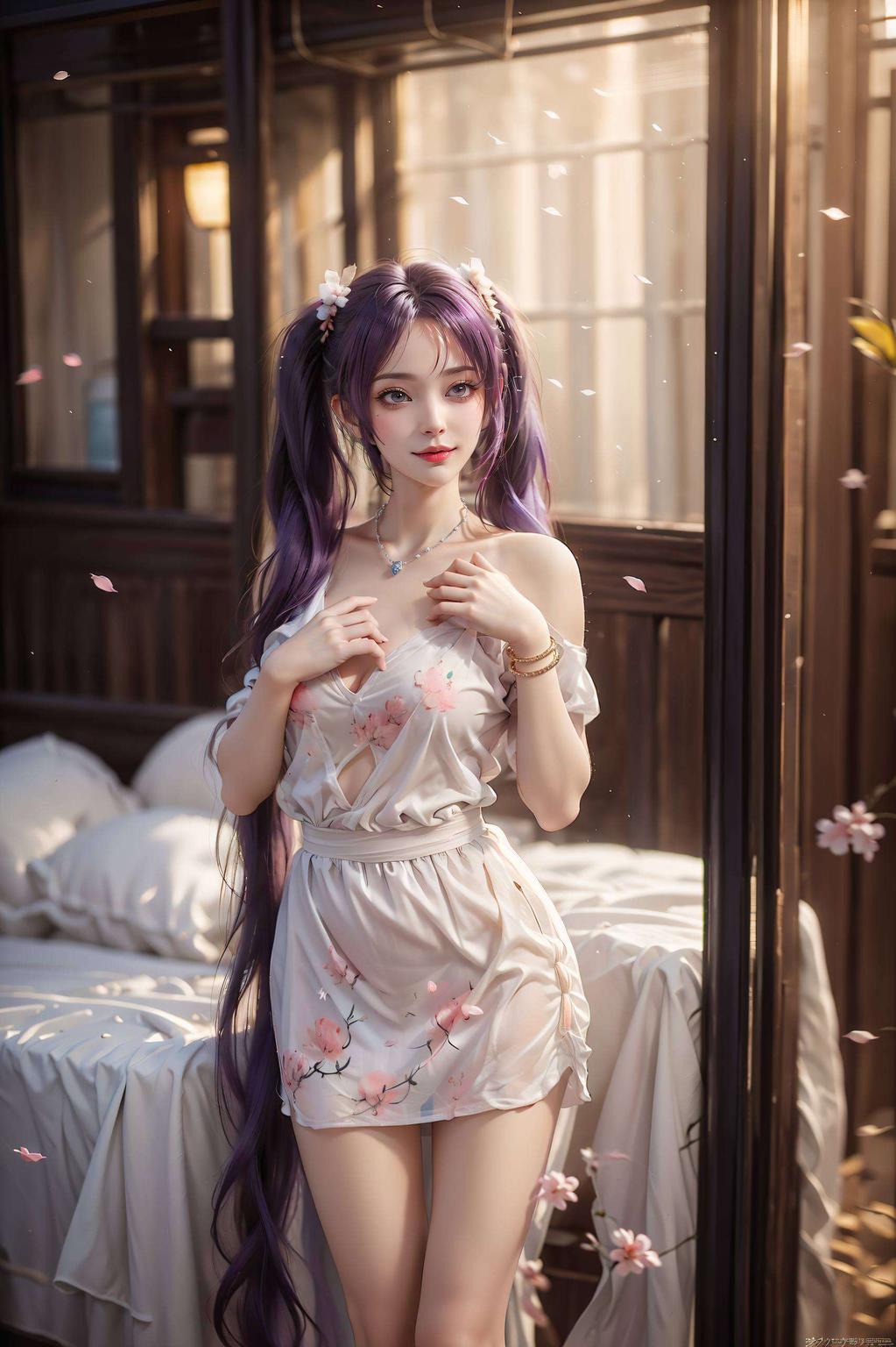 美得让人心动苹果最美壁纸大放送！这款AI高清手机壁纸——紫妍